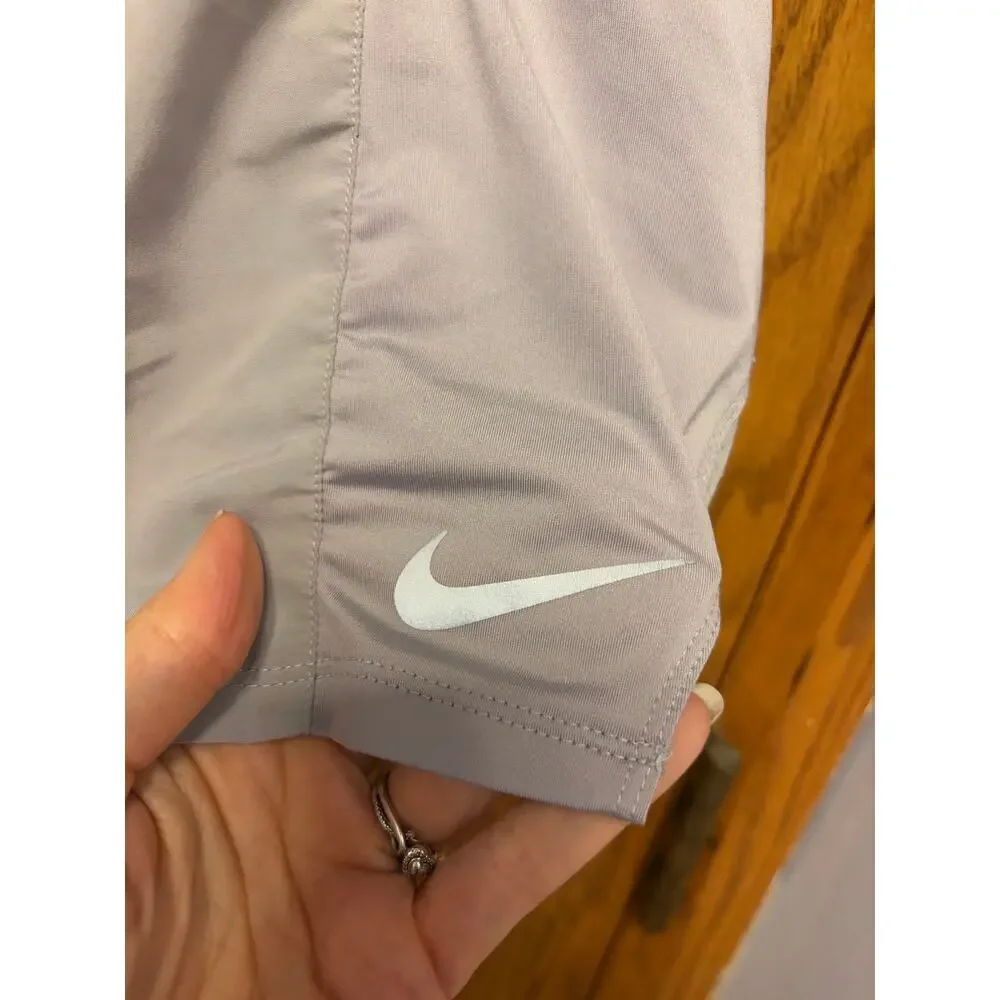 Nike Dri-FIT Athletic Skort Women's XL Light Gray Running Shorts